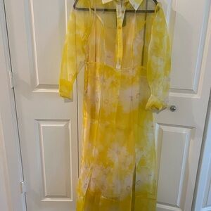 STYLEWE Yellow Floral Long Sleeve Dress
